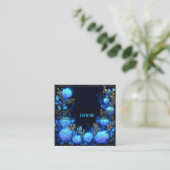 Magical Midnight Garden Floral スクエア名刺 (スタンド正面)