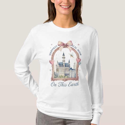 Magical Mom パーカー - 地上で一番幸せで魔法のママ Tシャツ (正面)