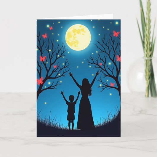 Magical Moonlit Night Scene Card カード (正面)