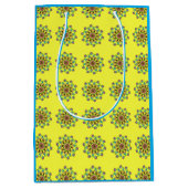 magical mushroom art wrapping paper gift bag ミディアムペーパーバッグ (正面)