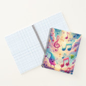 Magical Musical Notes Notebook ノートブック (内部)