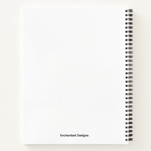 Magical Musical Notes Notebook ノートブック (裏面)