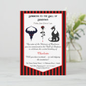 Magical & Mysterious Kids Birthday Party  招待状 (スタンド正面)