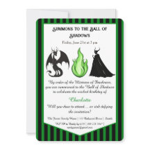 Magical & Mysterious Kids BirthdayParty Invitation
