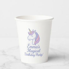 Magical Mystical Unicorn Birthday Cup 紙コップ