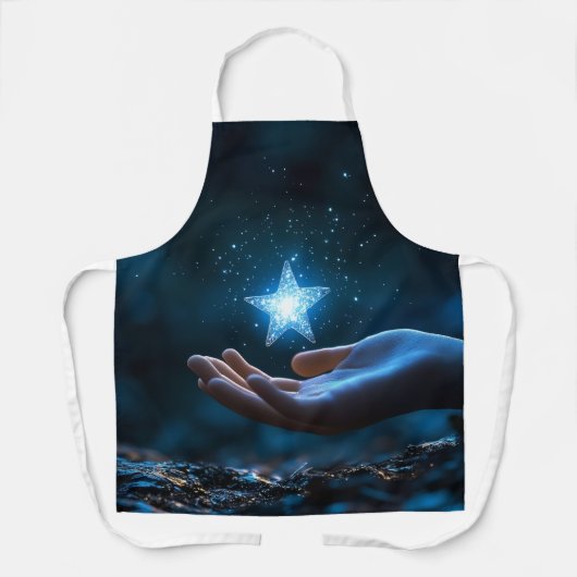 Magical Night Sky Cooking Apron | Celestial Dreams エプロン (正面)