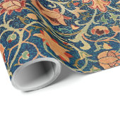 Magical Oriental Rug Pattern in Blue and Red ラッピングペーパー (ロールコーナー)