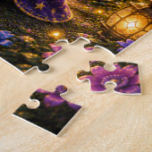 Magical Panda Wizard Jigsaw Puzzle ジグソーパズル (側面)