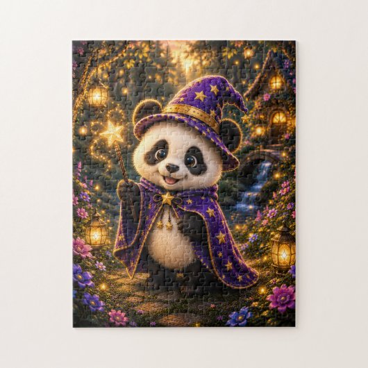 Magical Panda Wizard Jigsaw Puzzle ジグソーパズル (縦)