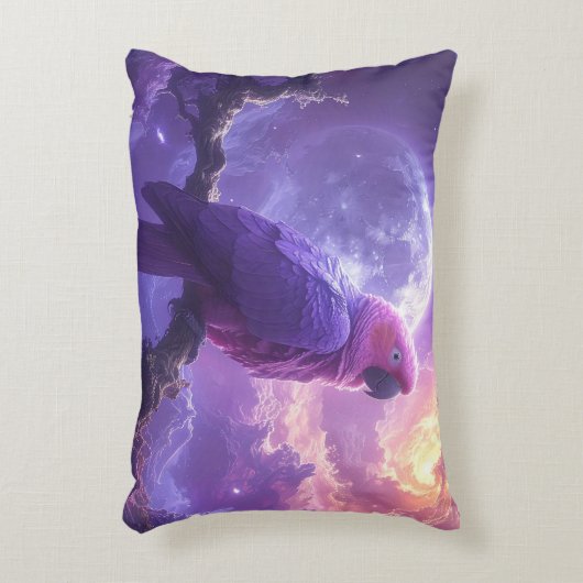 Magical Parrot アクセントクッション (正面(垂直))