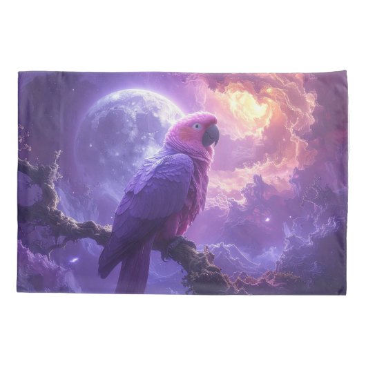 Magical Parrot 枕カバー (裏面)