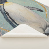 Magical Pastel Penguin シェルパブランケット (3/4)