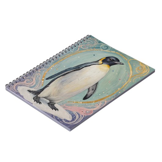 Magical Pastel Penguin ノートブック (左側)