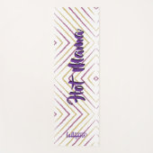 Magical pink background name Personalized  ヨガマット (正面)