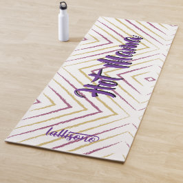 Magical pink background name Personalized  ヨガマット