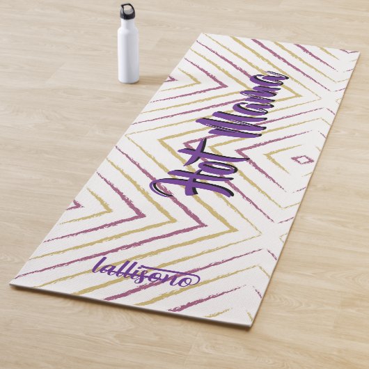 Magical pink background name Personalized  ヨガマット (インサイチュ)