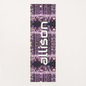 Magical pink background name Personalized  ヨガマット (正面)