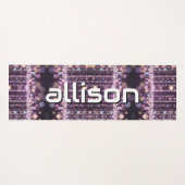 Magical pink background name Personalized  ヨガマット (正面(横))