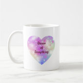 Magical Pink Heart Pattern Mug コーヒーマグカップ (左)