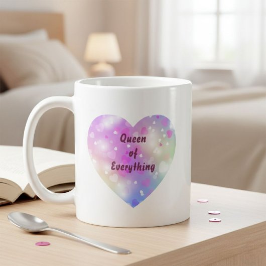 Magical Pink Heart Pattern Mug コーヒーマグカップ