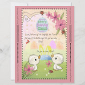 Magical Pink Letter from the Easter Bunny  (裏面)