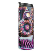 Magical Pink Purple Christmas Train Wonderland タンブラー (回転右)