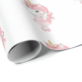 Magical Pink Unicorn Ballerina ラッピングペーパー (ロールコーナー)