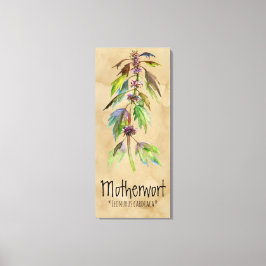 Magical Plants Motherwort 18.30インチx 41.73インチキャンバス キャンバスプリント
