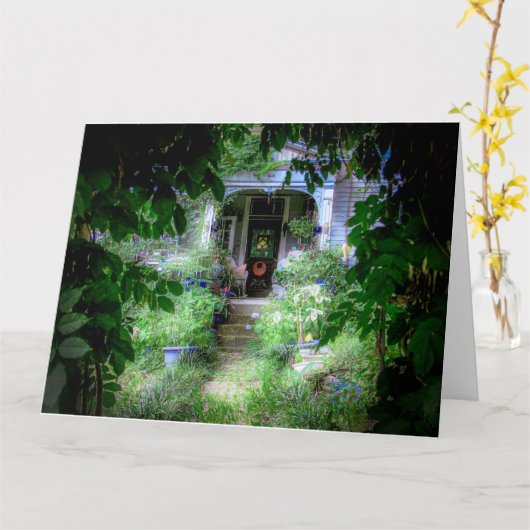 MAGICAL PORCH Jumbo Greeting Card カード (黄色い花)