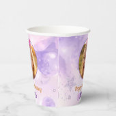 Magical Purple Photo Birthday Party  紙コップ (右)