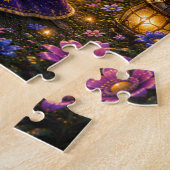Magical Raccoon Wizard Jigsaw Puzzle ジグソーパズル (側面)