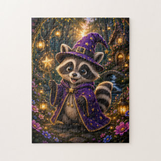 Magical Raccoon Wizard Jigsaw Puzzle ジグソーパズル