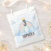 Magical Rainbow Birthday Invitation フェイバーバッグ (クリップ留めされた状態)