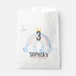 Magical Rainbow Birthday Invitation フェイバーバッグ