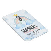 Magical Rainbow Birthday Invitation マグネット (右側)