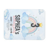 Magical Rainbow Birthday Invitation マグネット (横)