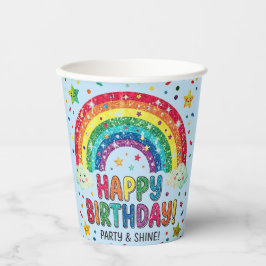 Magical Rainbow birthday party Paper 紙コップ