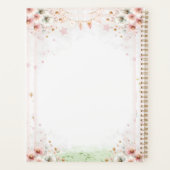 Magical Rainbow Pink Unicorns Spiral Notebook wate プランナー手帳 (裏面)