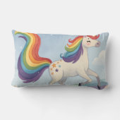 Magical Rainbow Unicorn ランバークッション (裏面)