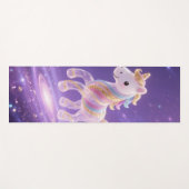 Magical Rainbow Unicorn  Personalized  ヨガマット (正面(横))