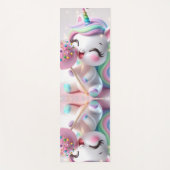 Magical Rainbow Unicorn  Personalized  ヨガマット (正面)