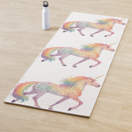 Magical Rainbow Unicorn  Personalized  ヨガマット