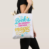 Magical Reader’s Tote – Sparkling “Books Are Magic トートバッグ (クローズアップ)