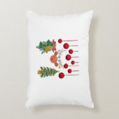 Magical Reindeer Bells and Christmas Tree Design  アクセントクッション (正面(垂直))