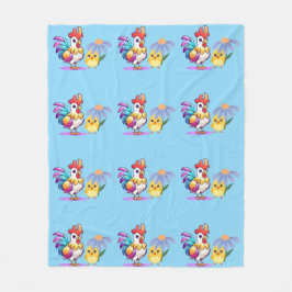 Magical Rooster Boys Fleece Blanket フリースブランケット