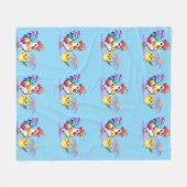 Magical Rooster Boys Fleece Blanket フリースブランケット (正面(横))