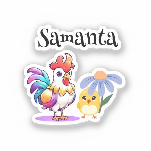 Magical Rooster Sticker Sheet シール (正面)