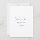 Magical Rose and Butterfly Pastel Colors サンキューカード (裏面)