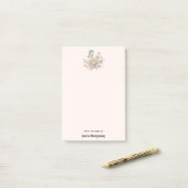 Magical Rose and Butterfly Pastel Colors ポストイット (デスク上)