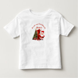 Magical Santa Birthday Design for Kids トドラーTシャツ